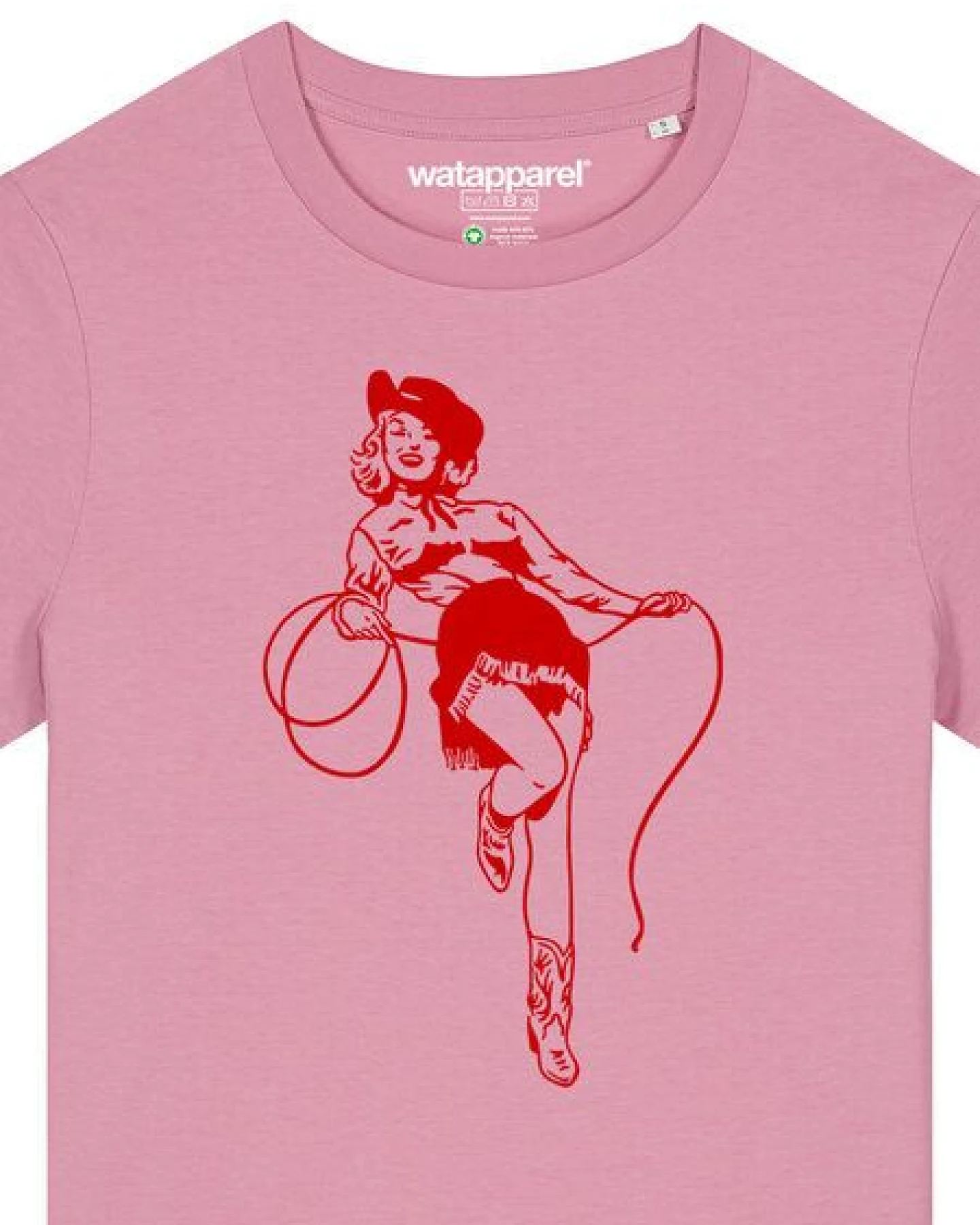 watapparel T-Shirt Frauen Cowgirl – Ansicht 3