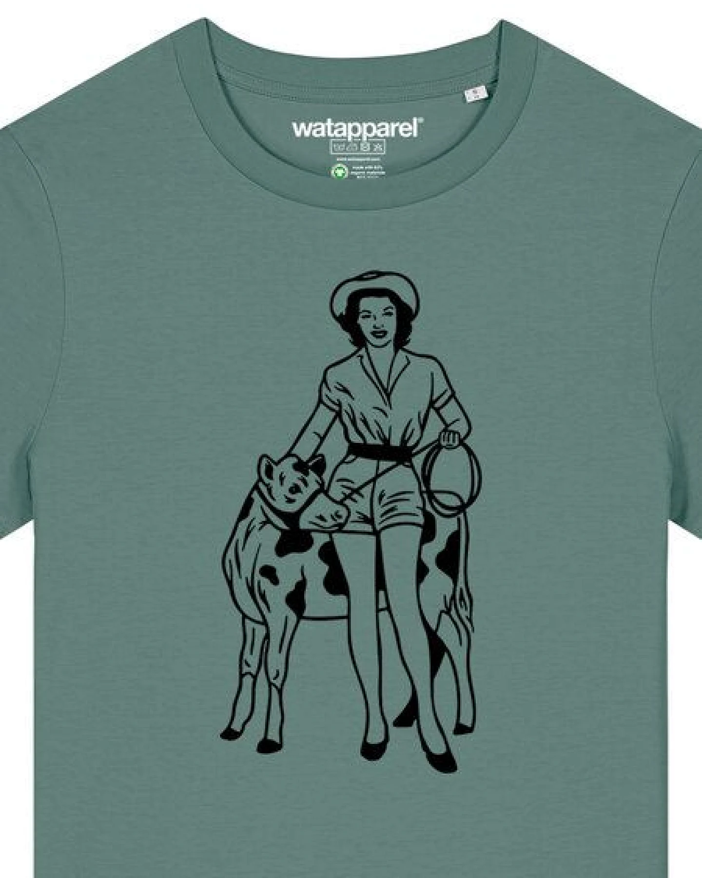 watapparel T-Shirt Frauen Cowgirl – Ansicht 3