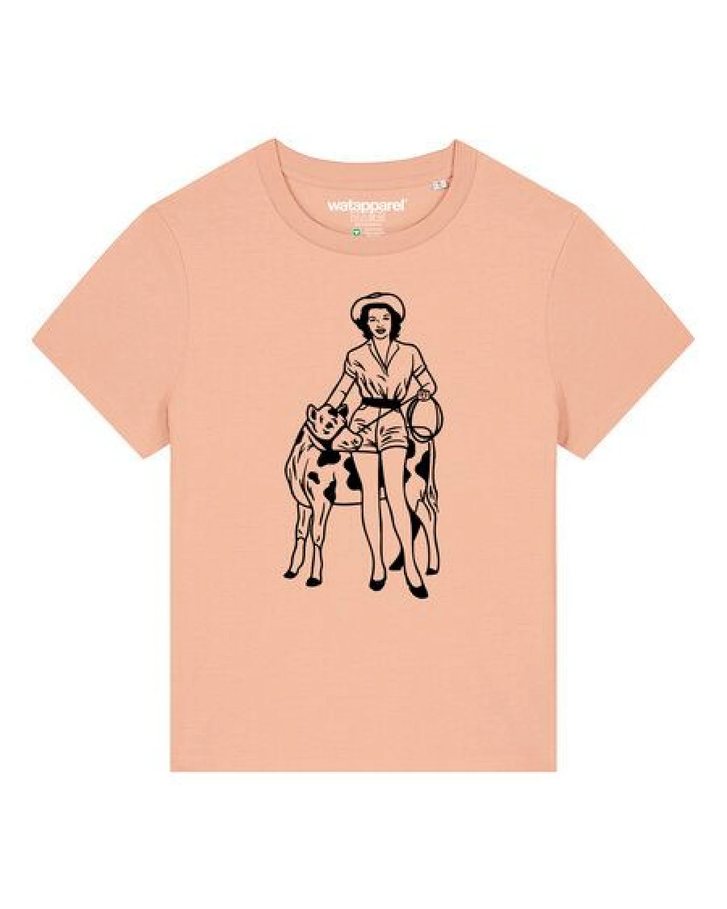 watapparel T-Shirt Frauen Cowgirl – Ansicht 2