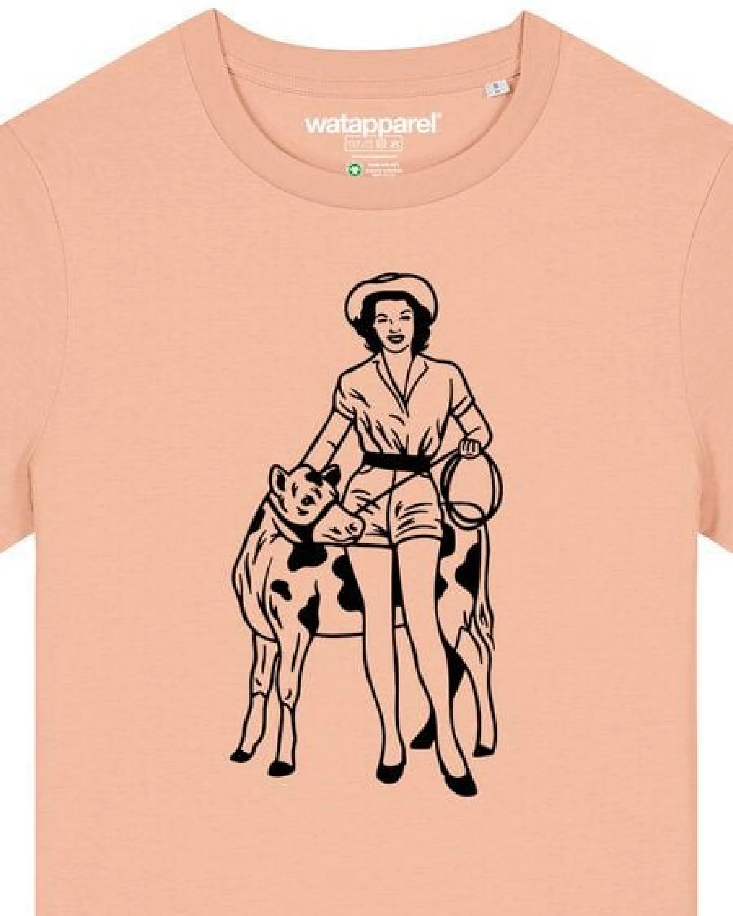 watapparel T-Shirt Frauen Cowgirl – Ansicht 3
