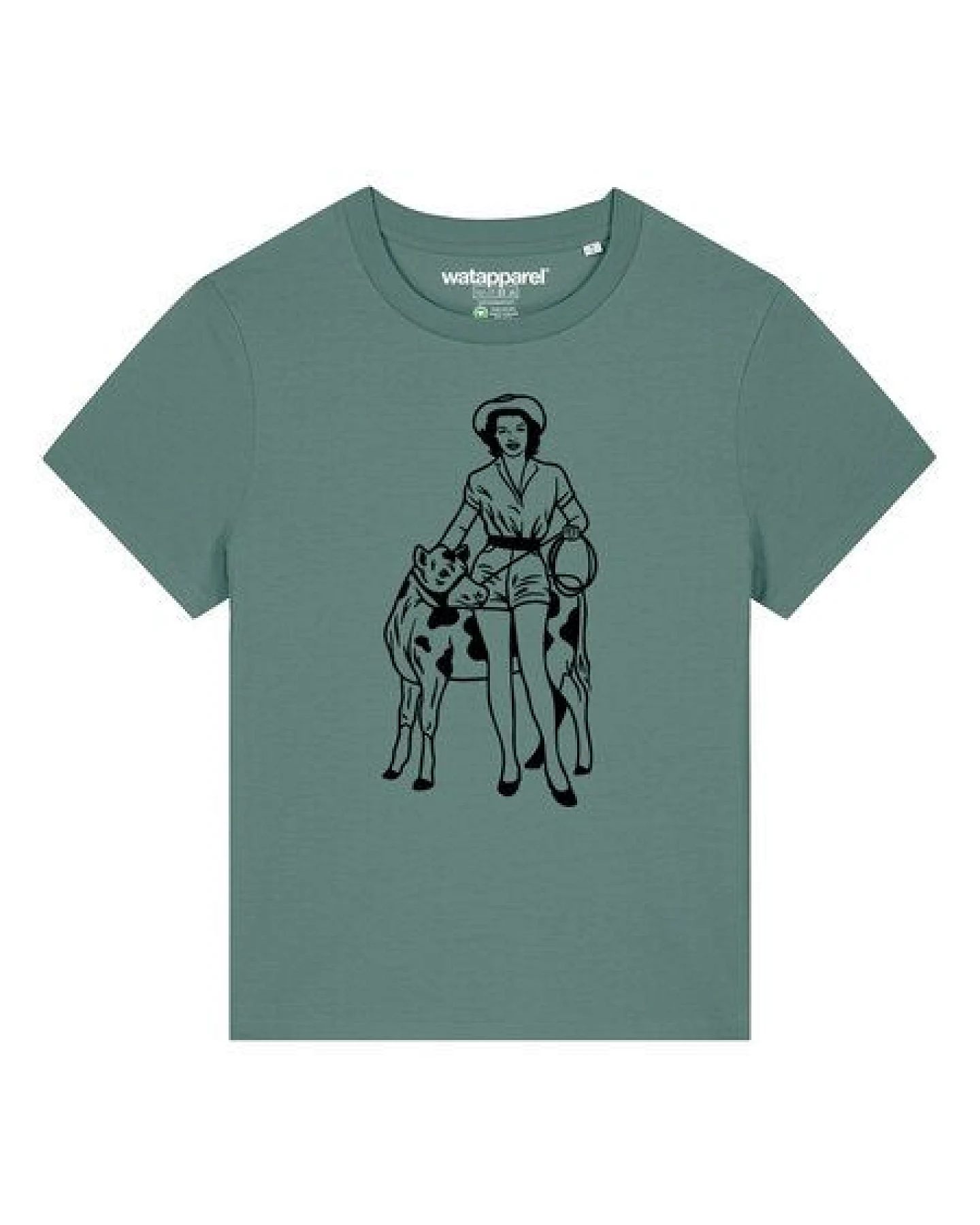 watapparel T-Shirt Frauen Cowgirl – Ansicht 2