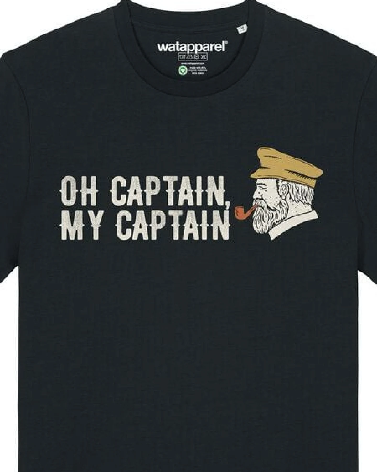 watapparel T-Shirt Unisex Oh captain my captain – Ansicht 3