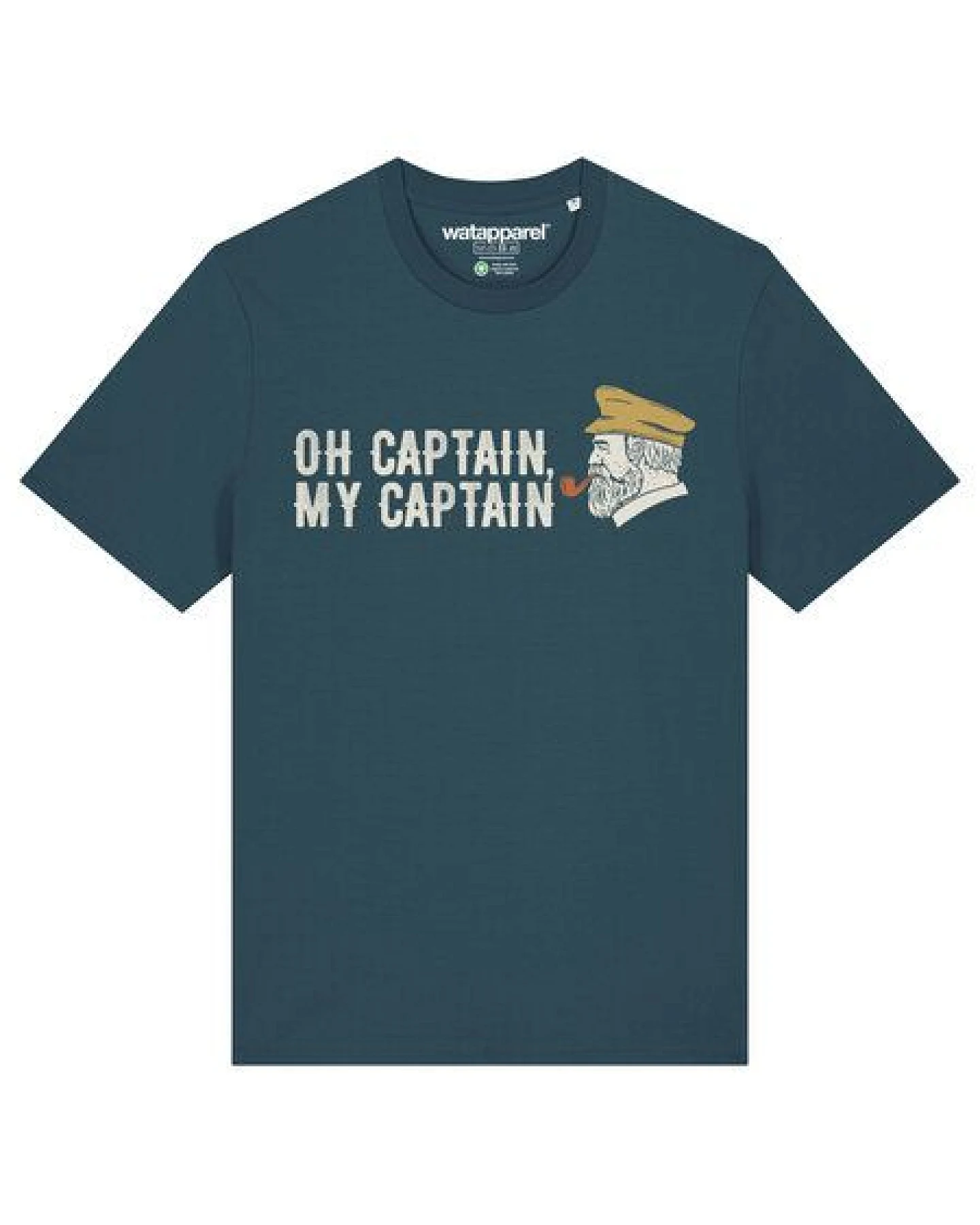 watapparel T-Shirt Unisex Oh captain my captain – Ansicht 2