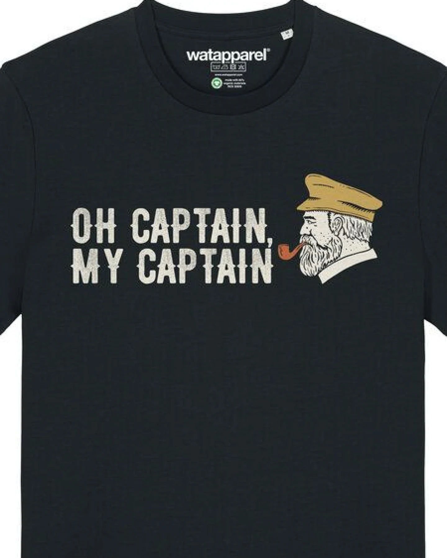 watapparel T-Shirt Unisex Oh captain my captain – Ansicht 3