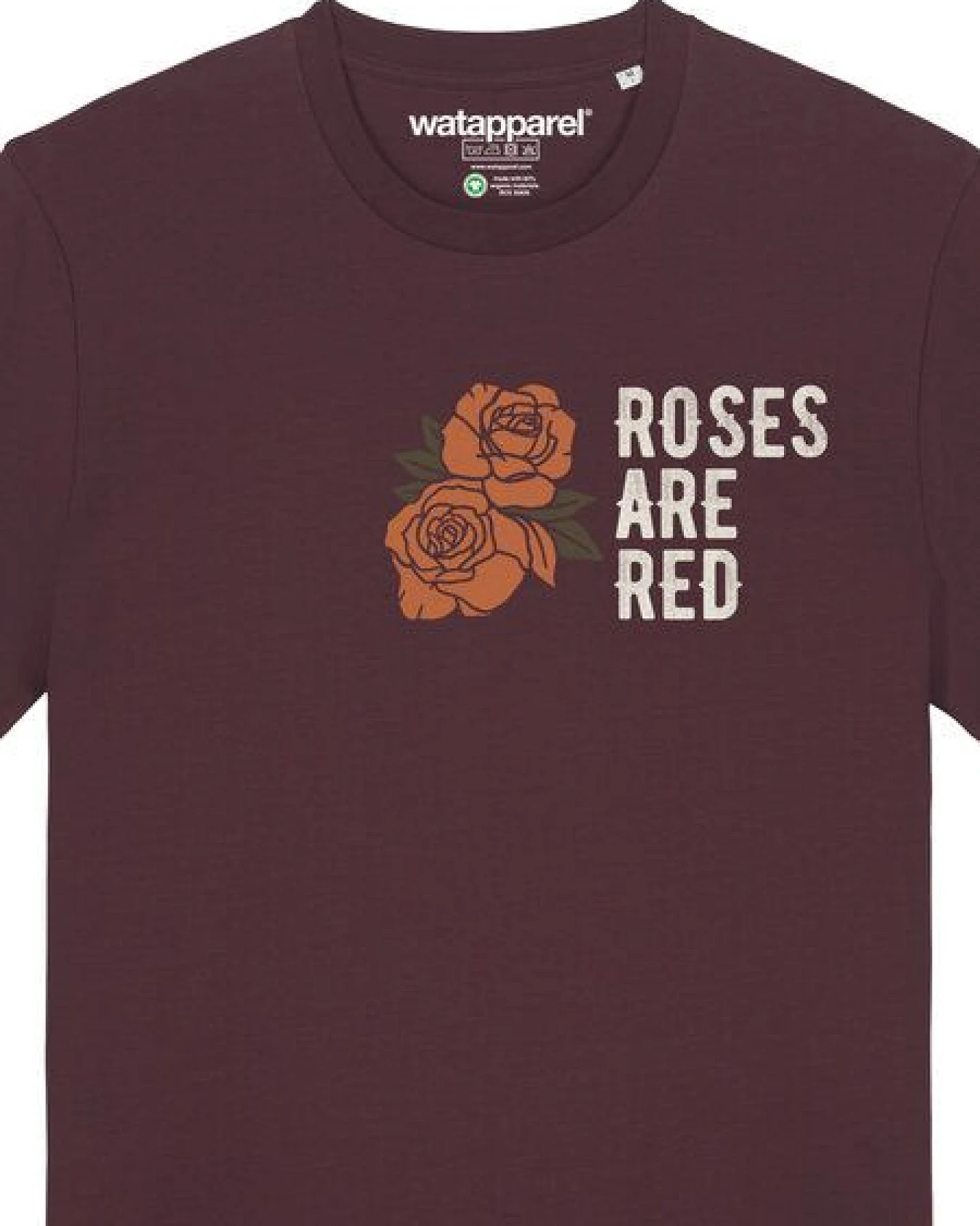 watapparel T-Shirt Unisex Roses are red – Ansicht 3