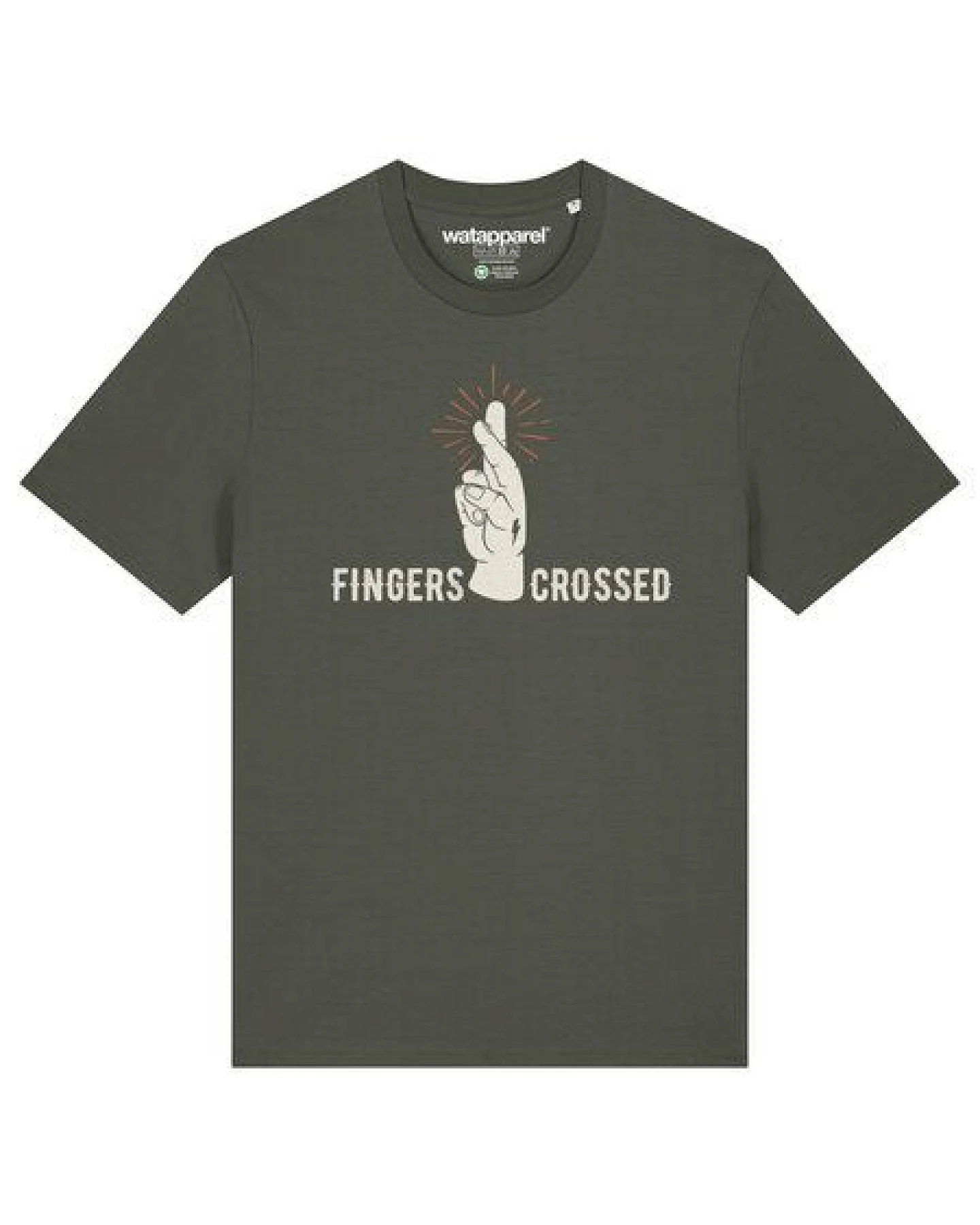 watapparel T-Shirt Unisex Fingers crossed – Ansicht 2