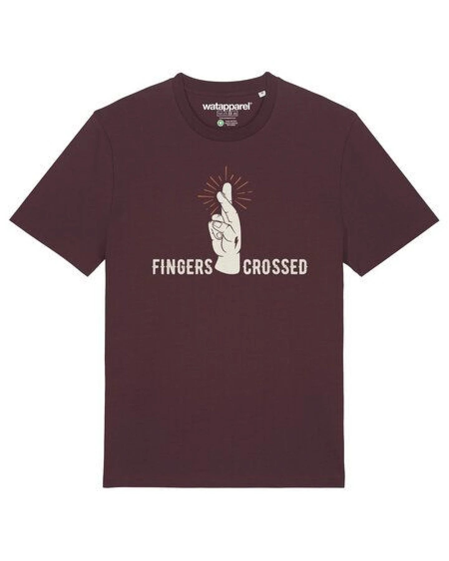 watapparel T-Shirt Unisex Fingers crossed – Ansicht 2