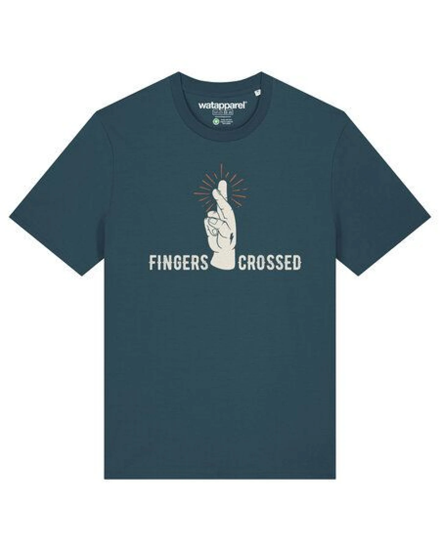 watapparel T-Shirt Unisex Fingers crossed – Ansicht 2