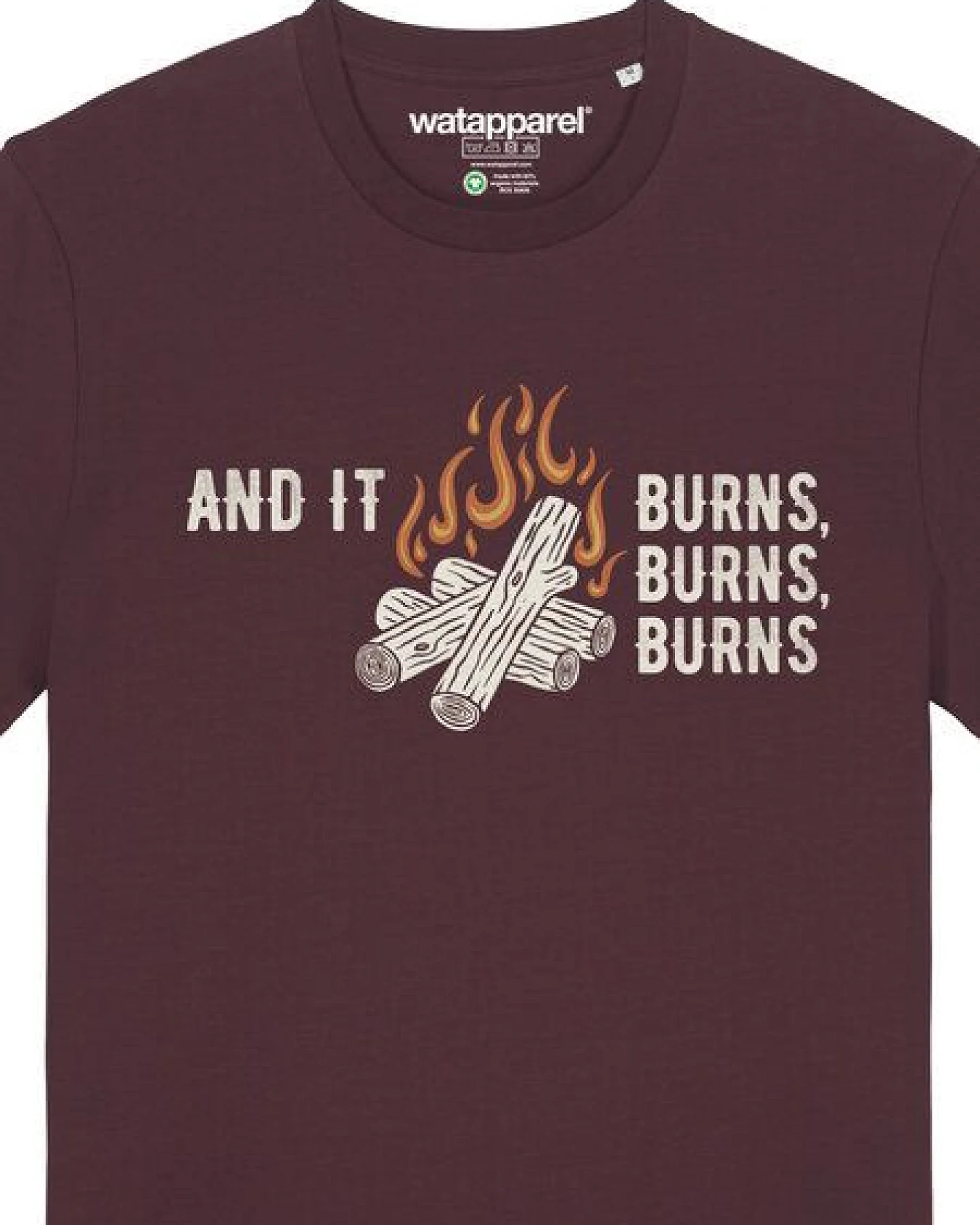watapparel T-Shirt Unisex And it burns – Ansicht 3