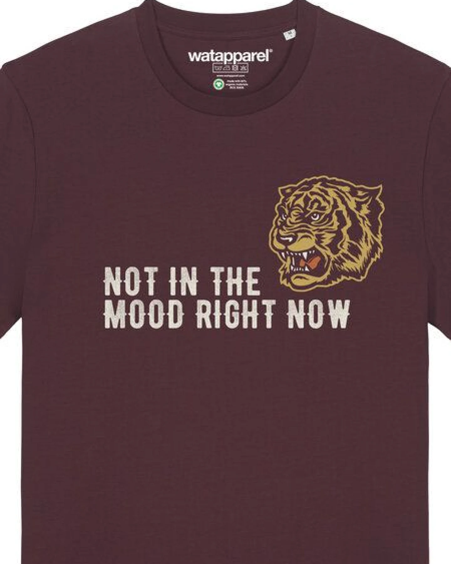 watapparel T-Shirt Unisex Not in the mood – Ansicht 3