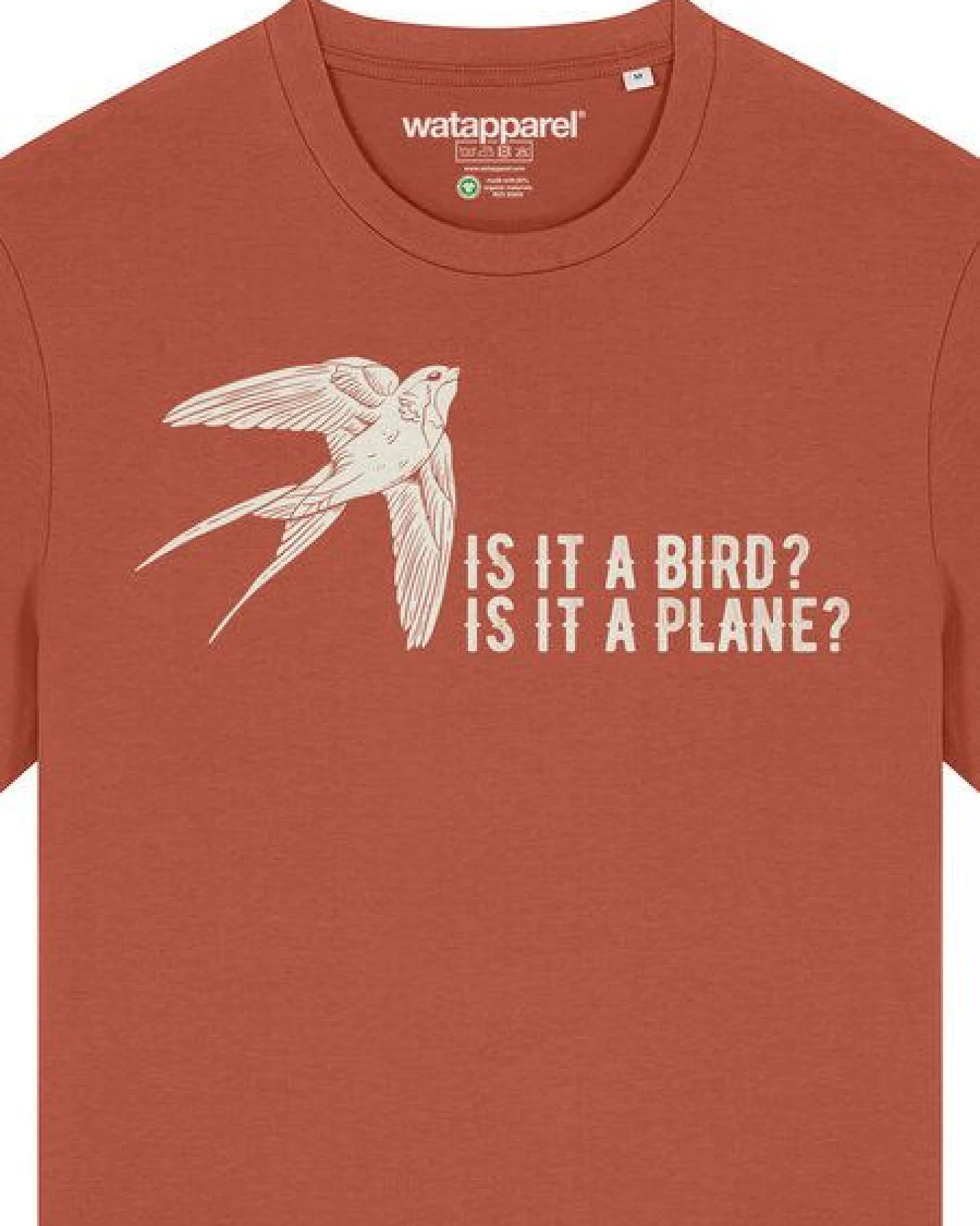 watapparel T-Shirt Unisex Is it a bird – Ansicht 3