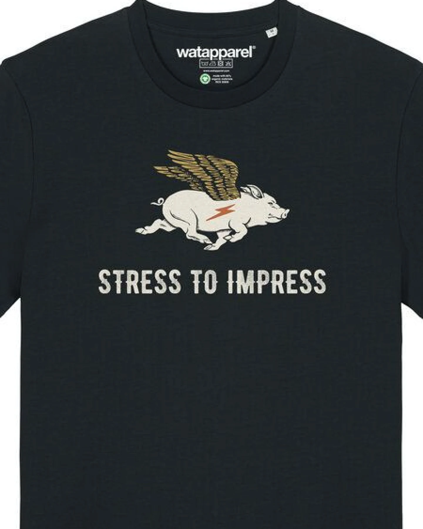 watapparel T-Shirt Unisex Stress to impress – Ansicht 3