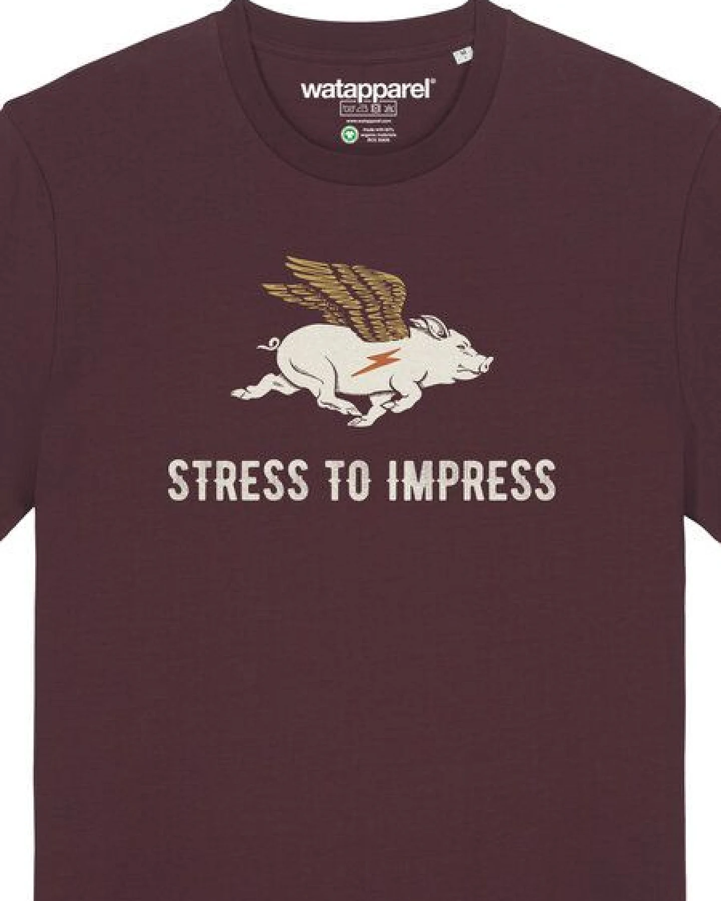 watapparel T-Shirt Unisex Stress to impress – Ansicht 3