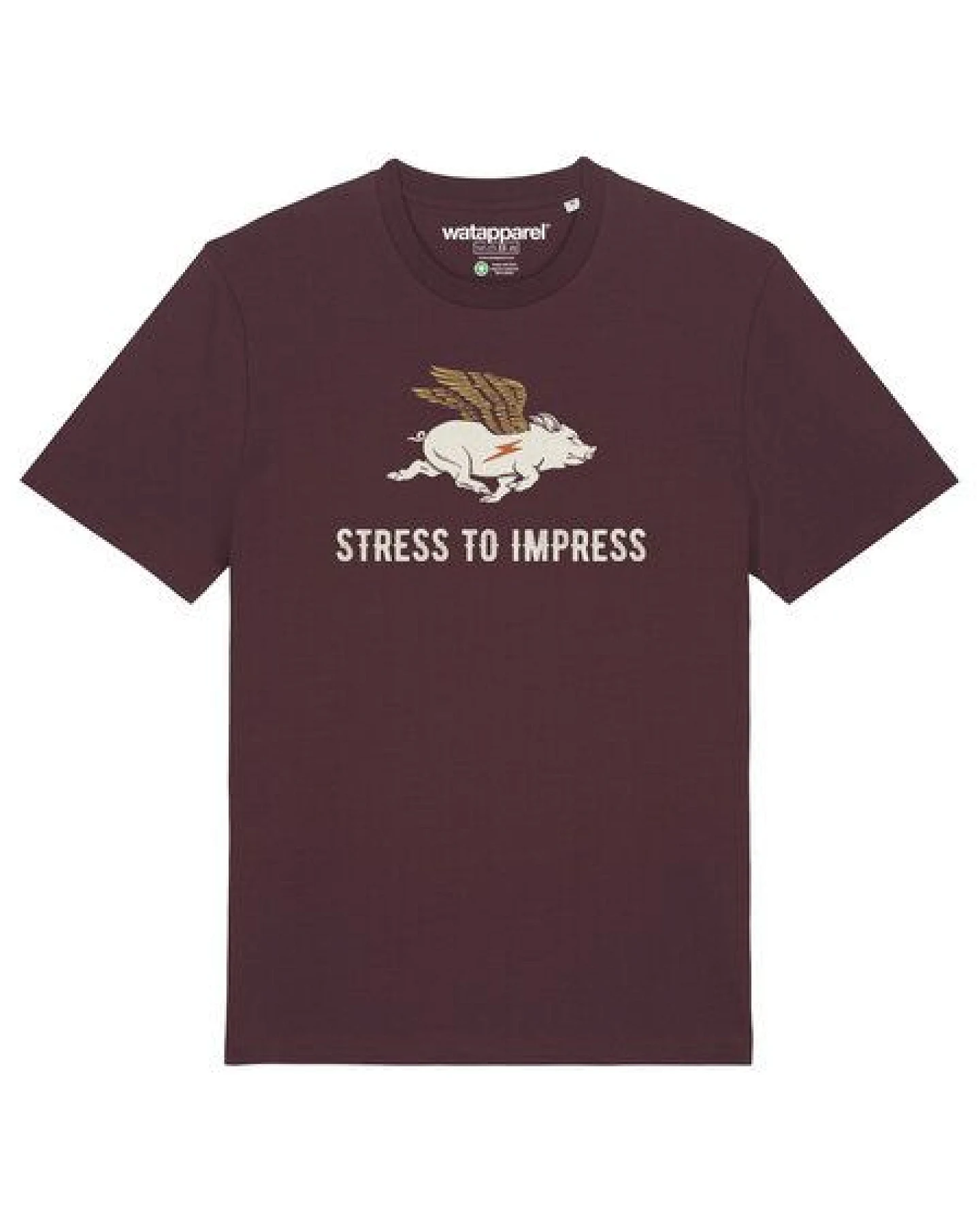 watapparel T-Shirt Unisex Stress to impress – Ansicht 2