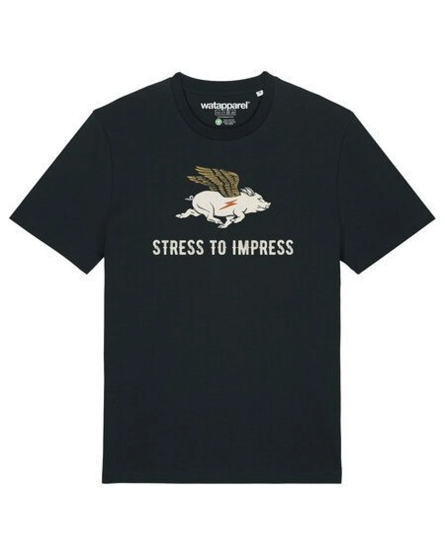 watapparel T-Shirt Unisex Stress to impress – Ansicht 2