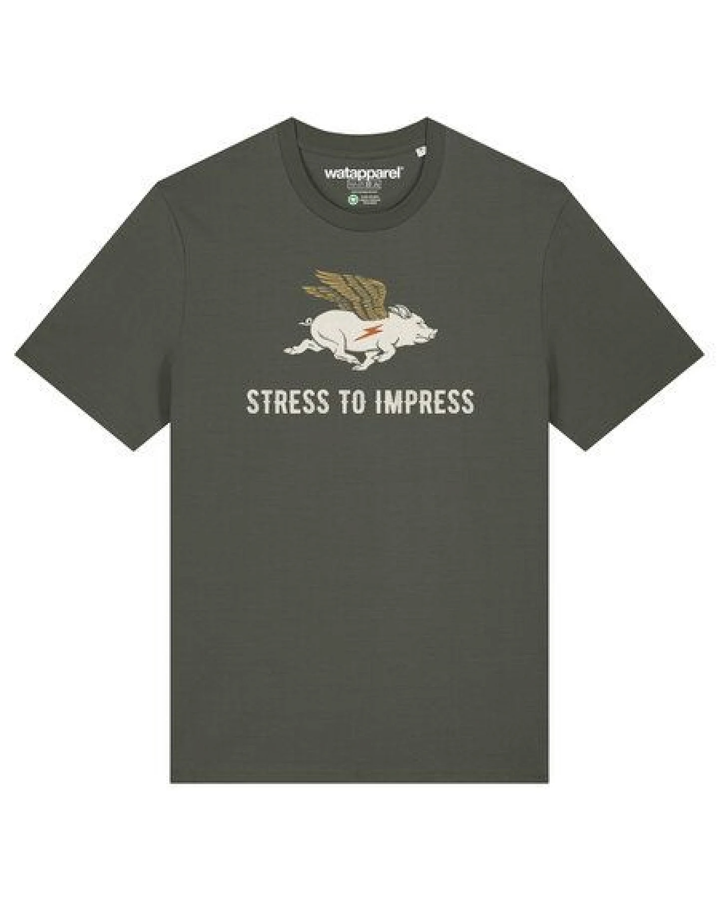watapparel T-Shirt Unisex Stress to impress – Ansicht 2