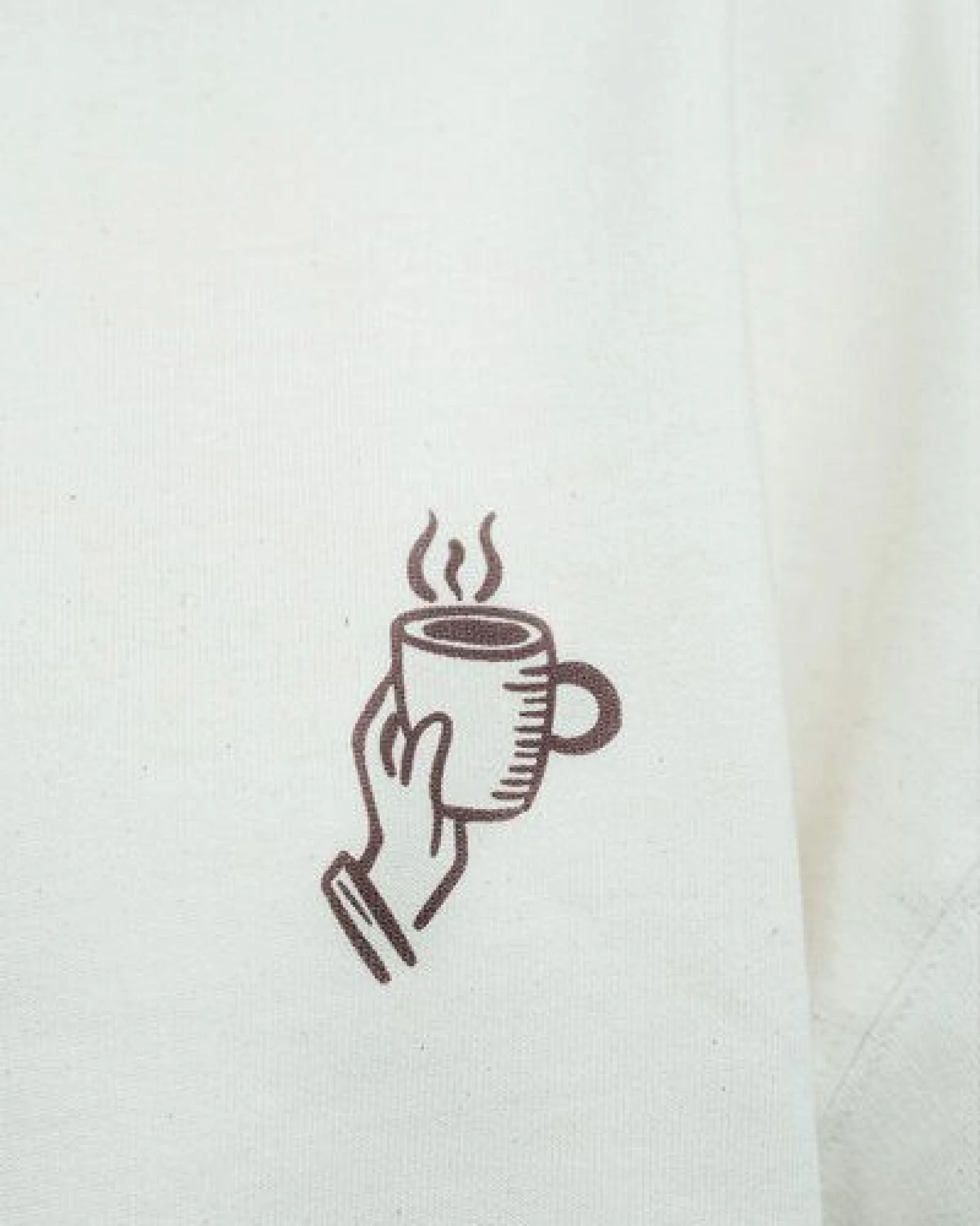 Kultgut Flauschiger Oversize Sweater / Caffé – Ansicht 3