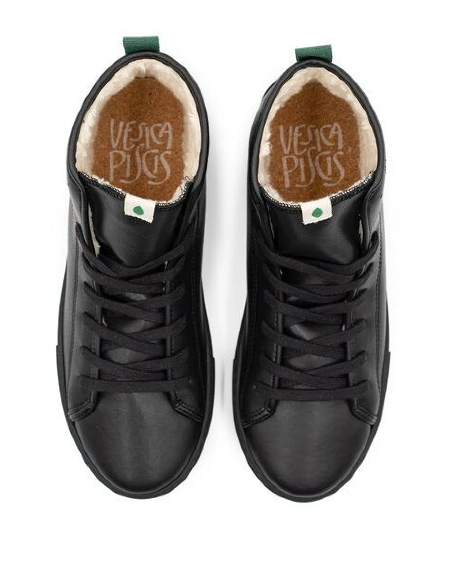 Vesica Piscis Footwear PLATON VEGAN SNEAKER BLACK BIO-BASED – Ansicht 3
