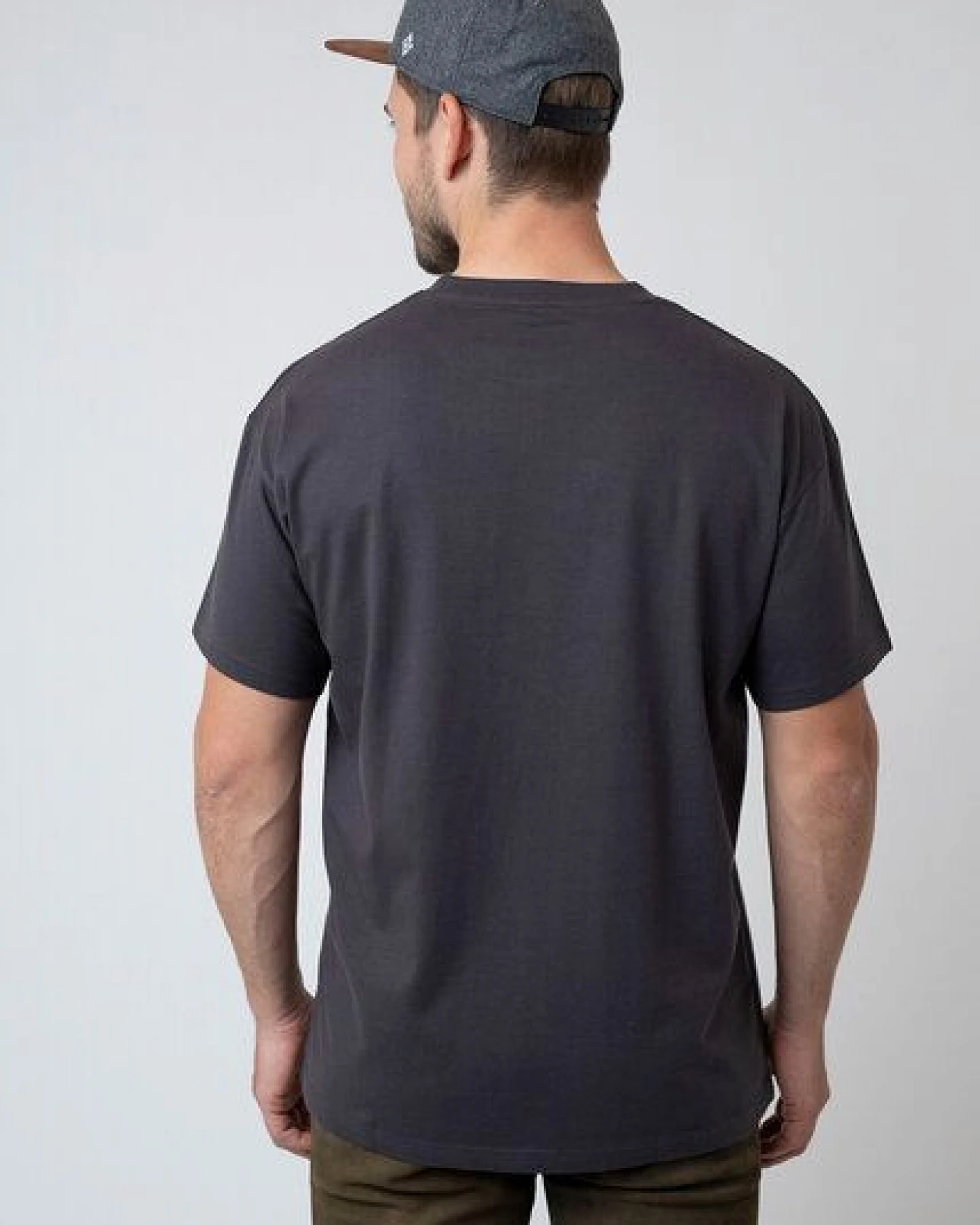 Bavarian Caps Herren T-Shirt Popeye haut den Lukas - Dunkelgrau – Ansicht 2