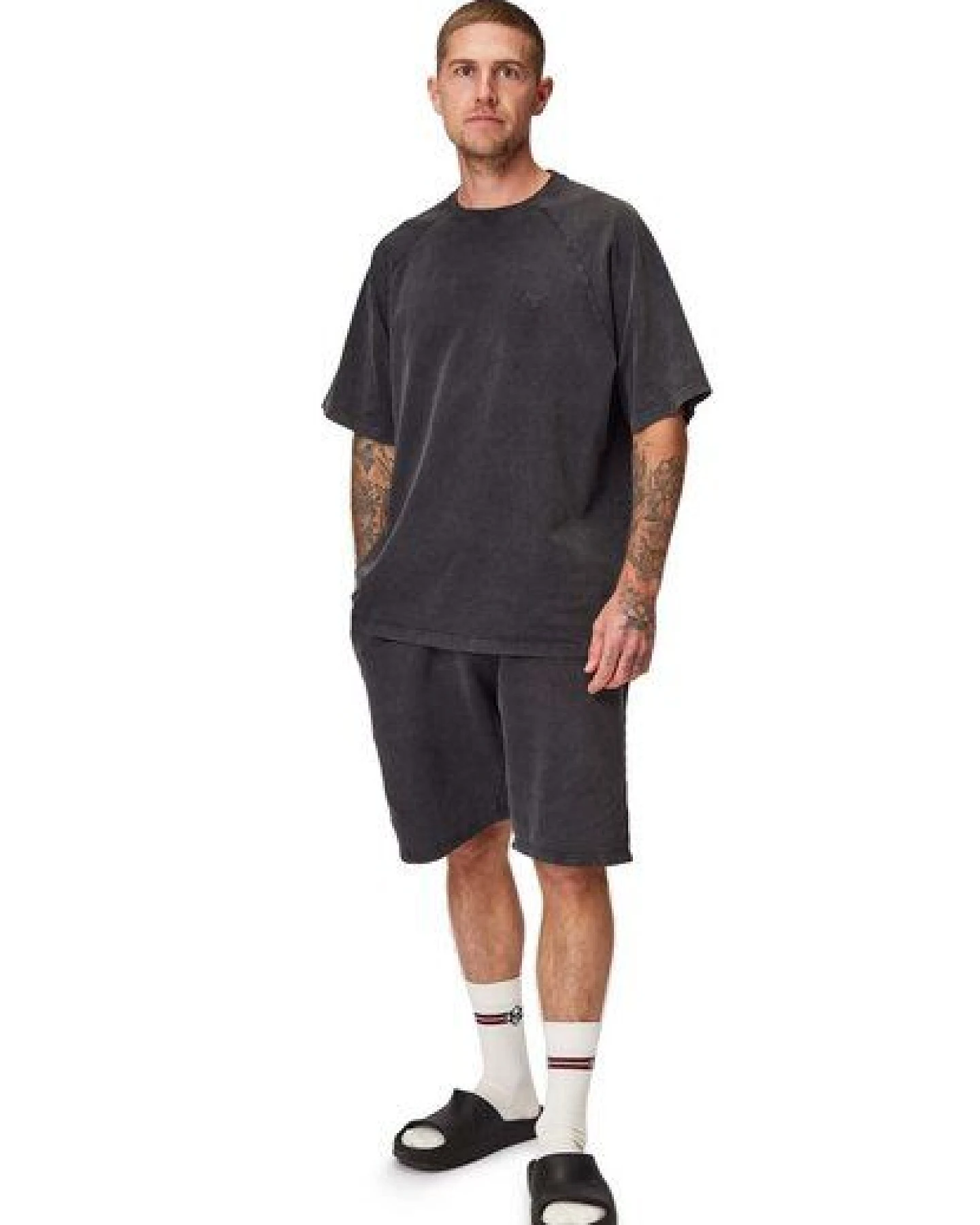 Honesty Rules Heavy Raglan Oversized T-Shirt – Ansicht 4