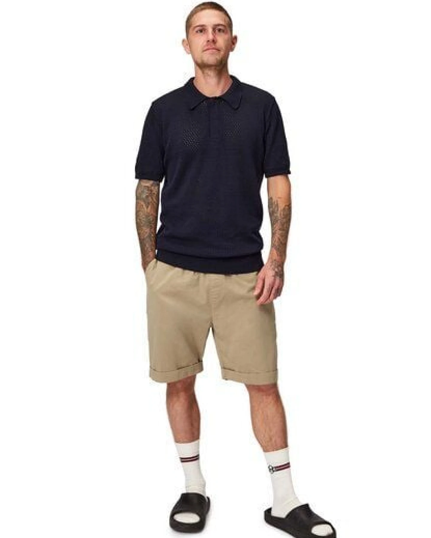 Honesty Rules Ajour Polo Shirt – Ansicht 4