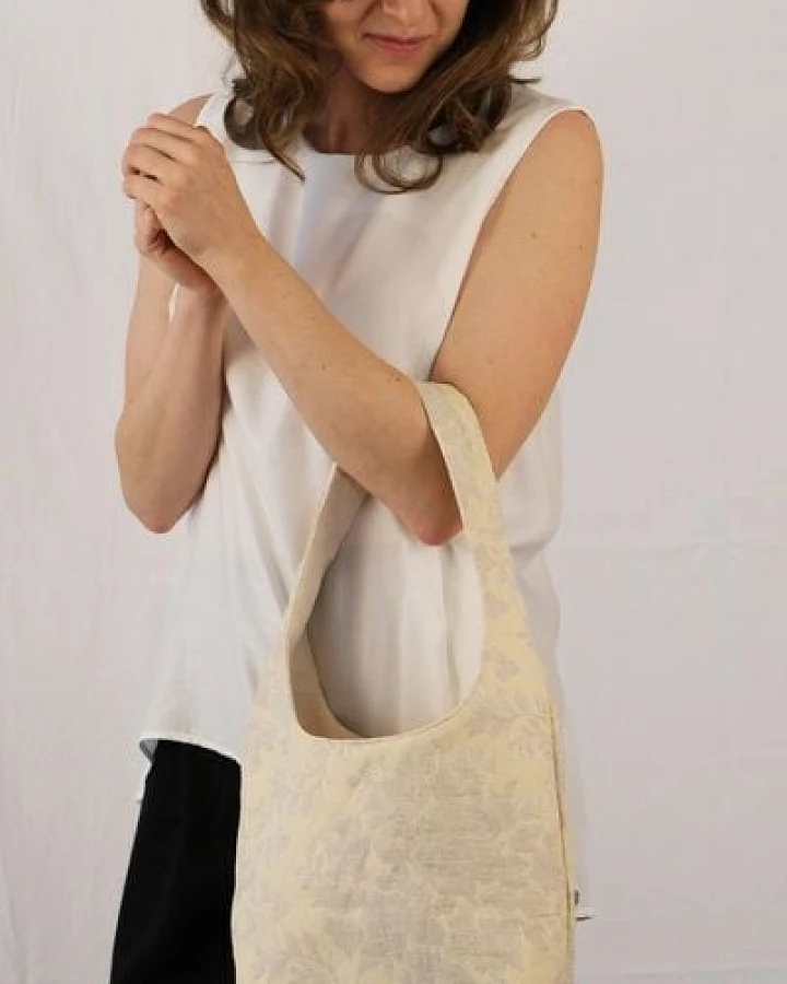 NOE Handtasche 'Flora' gelb