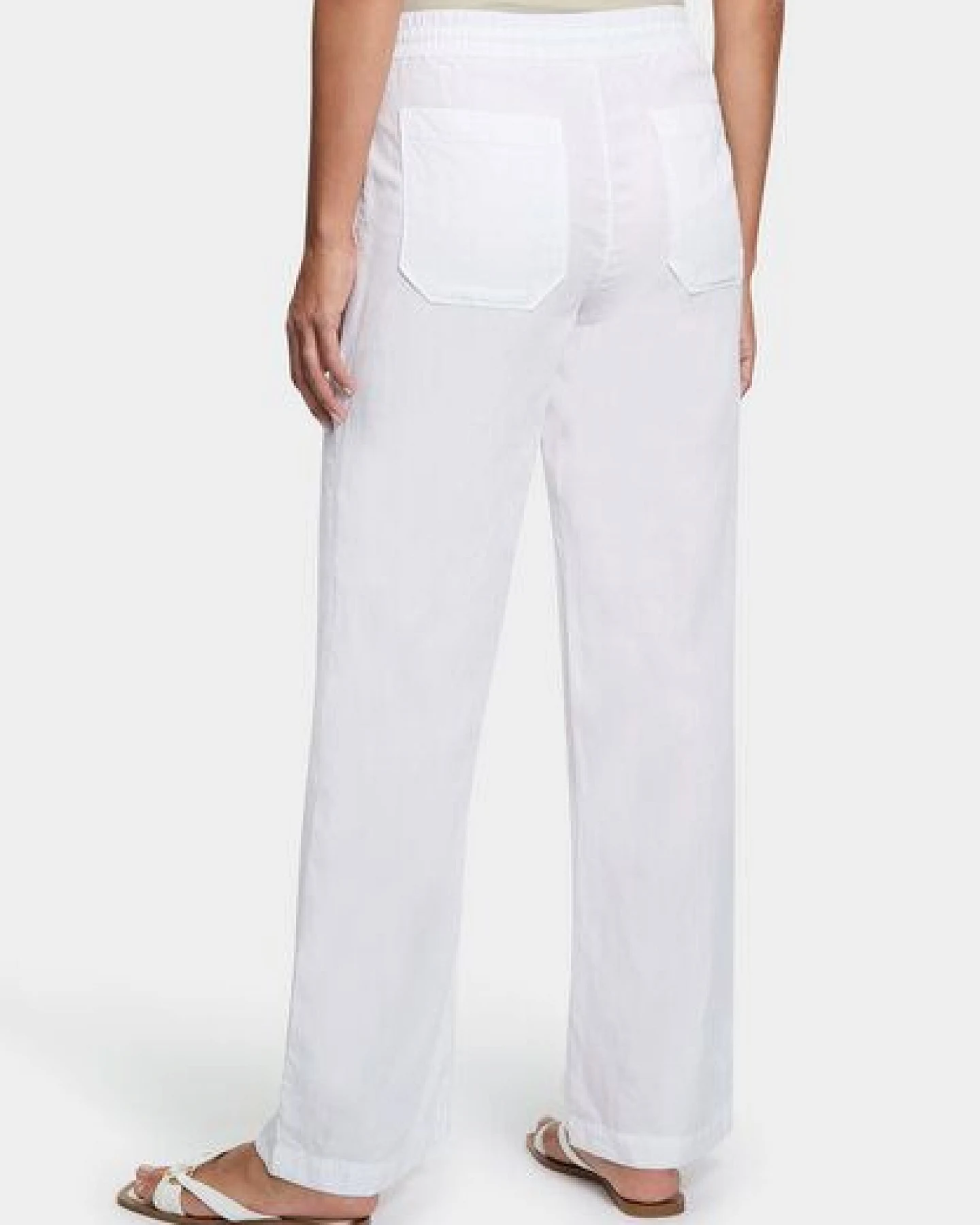 FUTURE:PEOPLE. 18:01 WIDE FIT - Damen Hose aus einem zertifizierten TENCEL-LEINEN MIX für heiße Sommertage (31803 0 3003) – Ansicht 3
