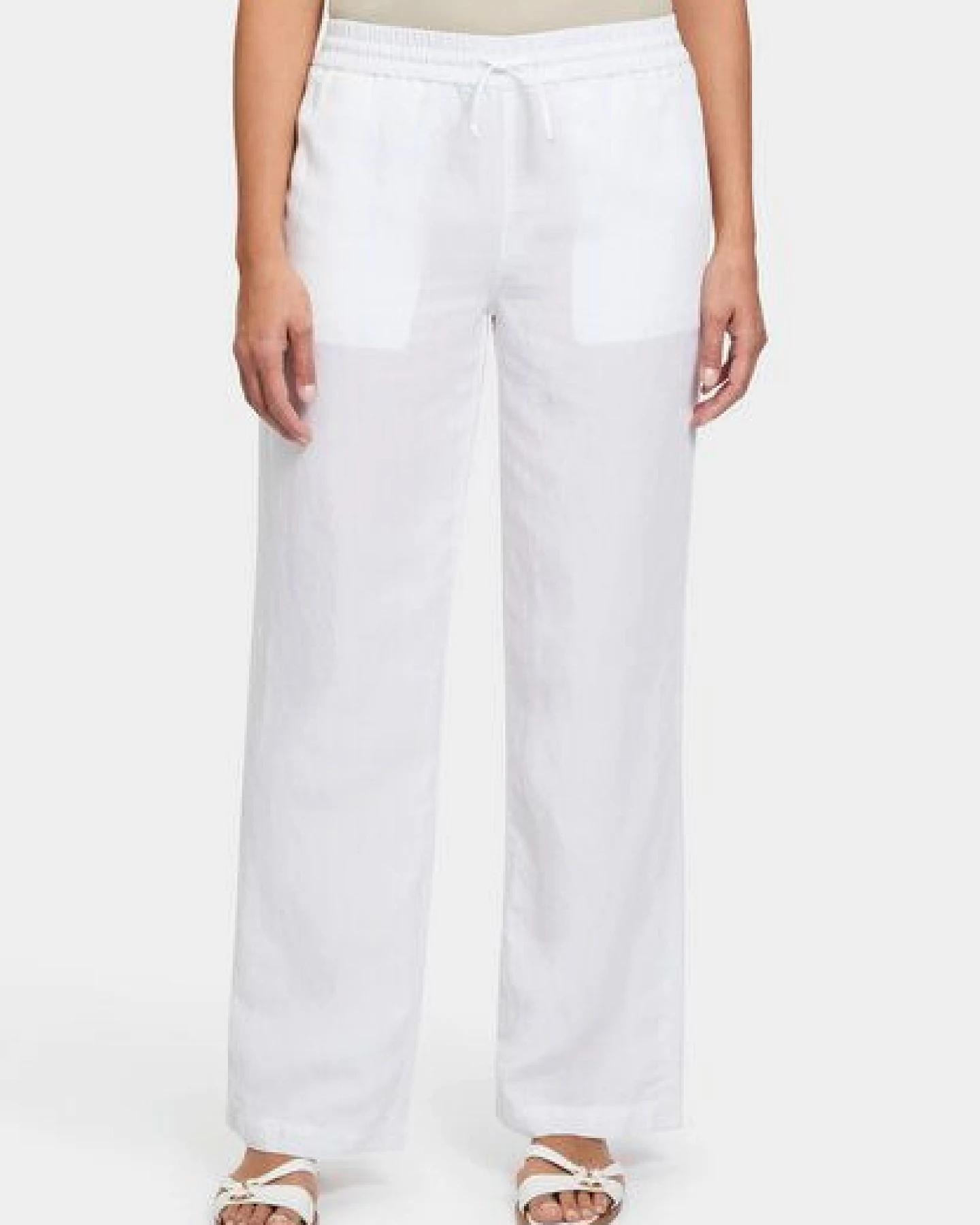 FUTURE:PEOPLE. 18:01 WIDE FIT - Damen Hose aus einem zertifizierten TENCEL-LEINEN MIX für heiße Sommertage (31803 0 3003) – Ansicht 4