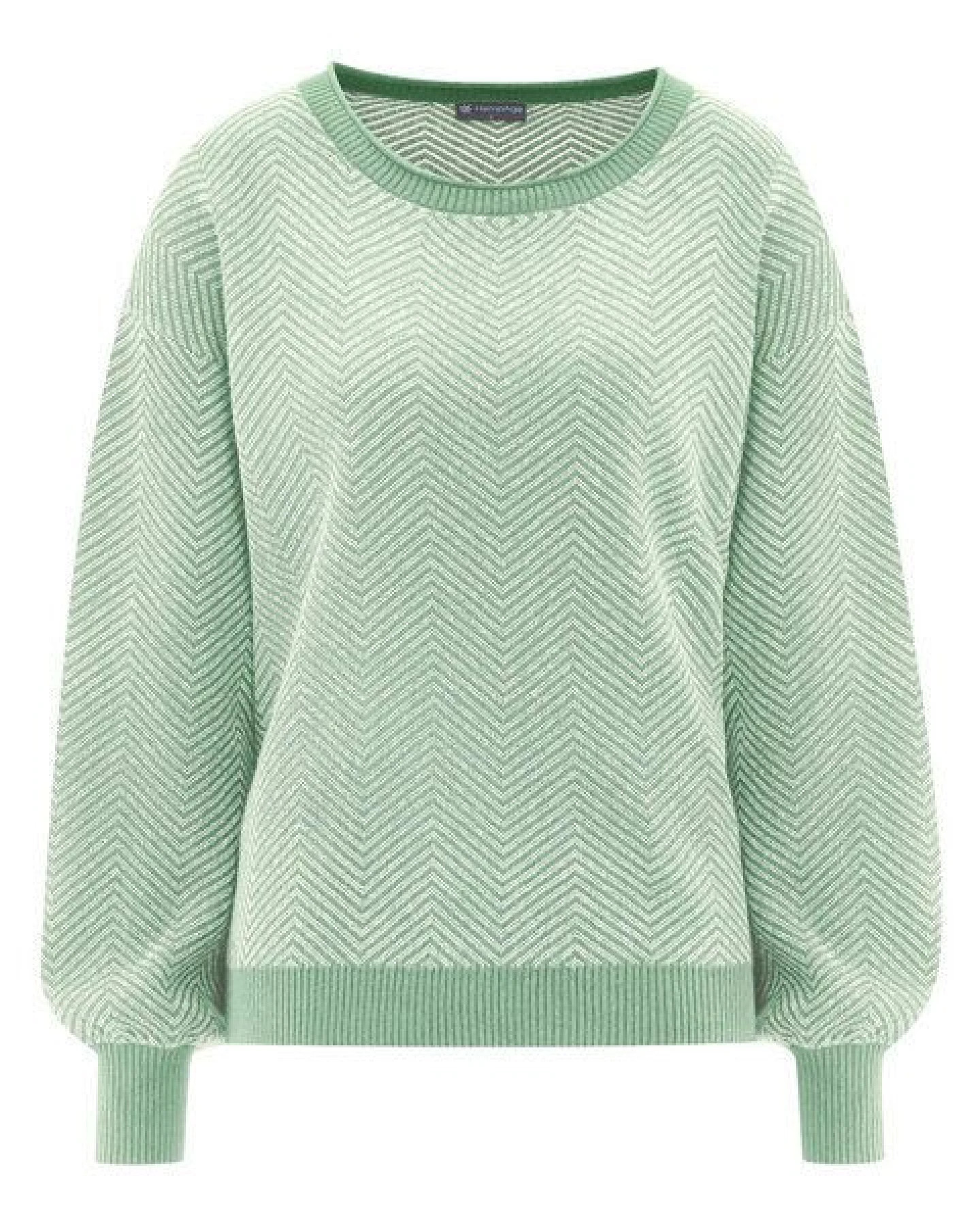 Hempage Moderner Jacquard Pullover Hanf/Biobaumwolle – Ansicht 2