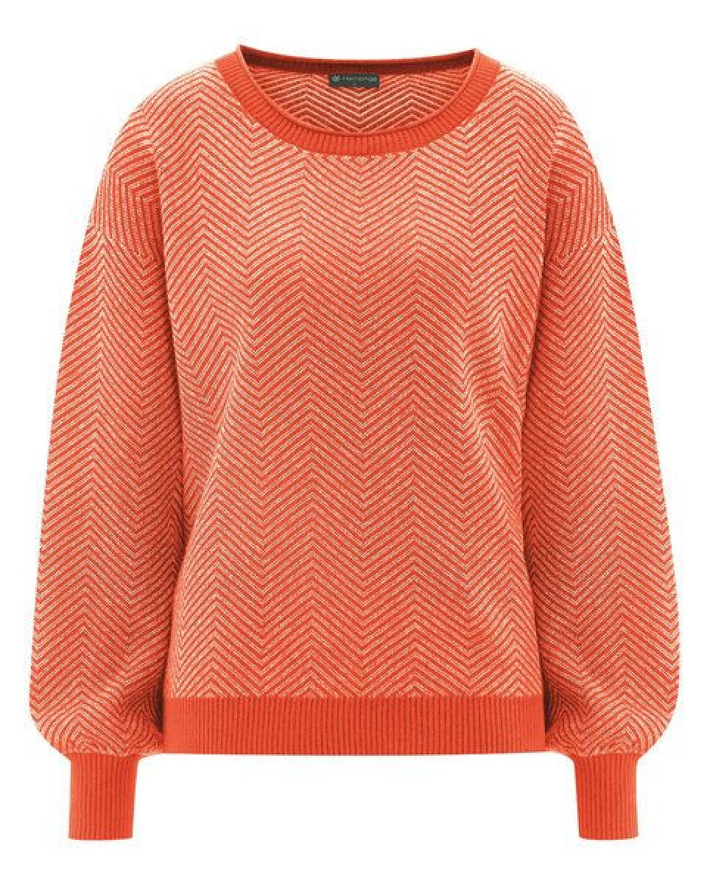 Hempage Moderner Jacquard Pullover Hanf/Biobaumwolle – Ansicht 2