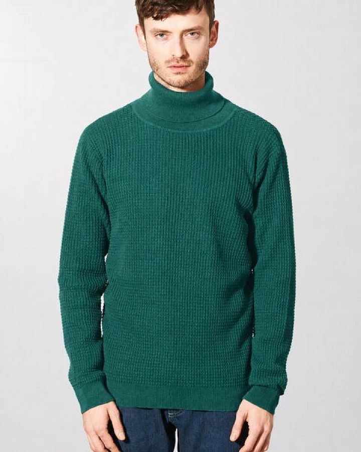 HempAge Rollkragen Pullover Herren Hanf/Biobaumwolle