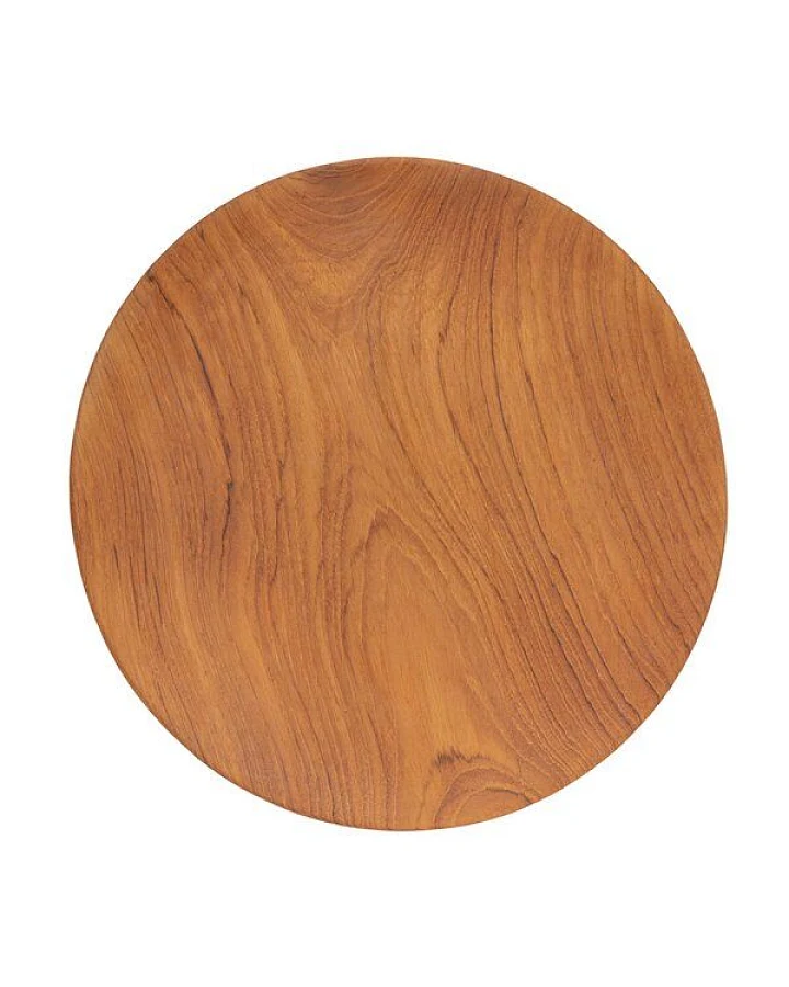Originalhome Handgefertigte Teakholz Teller, XL – zero waste, vegan & fair produziert.
