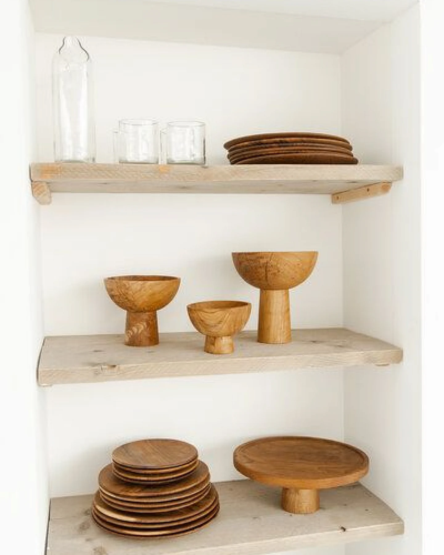 Originalhome Handgefertigte Teakholz Teller, XL – zero waste, vegan & fair produziert. – Ansicht 4