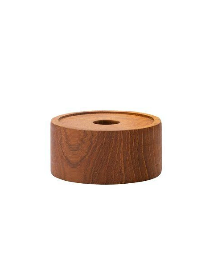 Originalhome Kerzenständer aus recyceltem Teakholz, Sol
