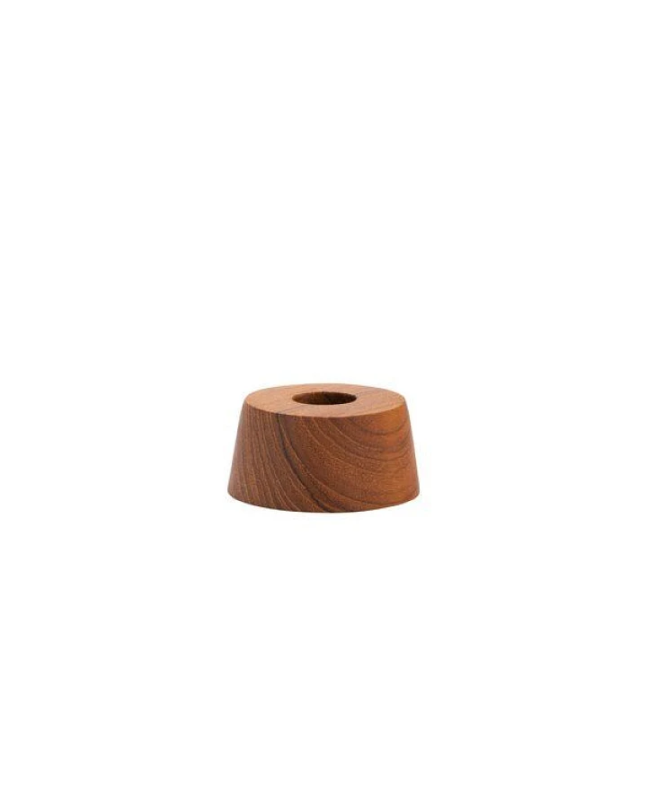 Originalhome Kerzenständer aus recyceltem Teakholz, Rea