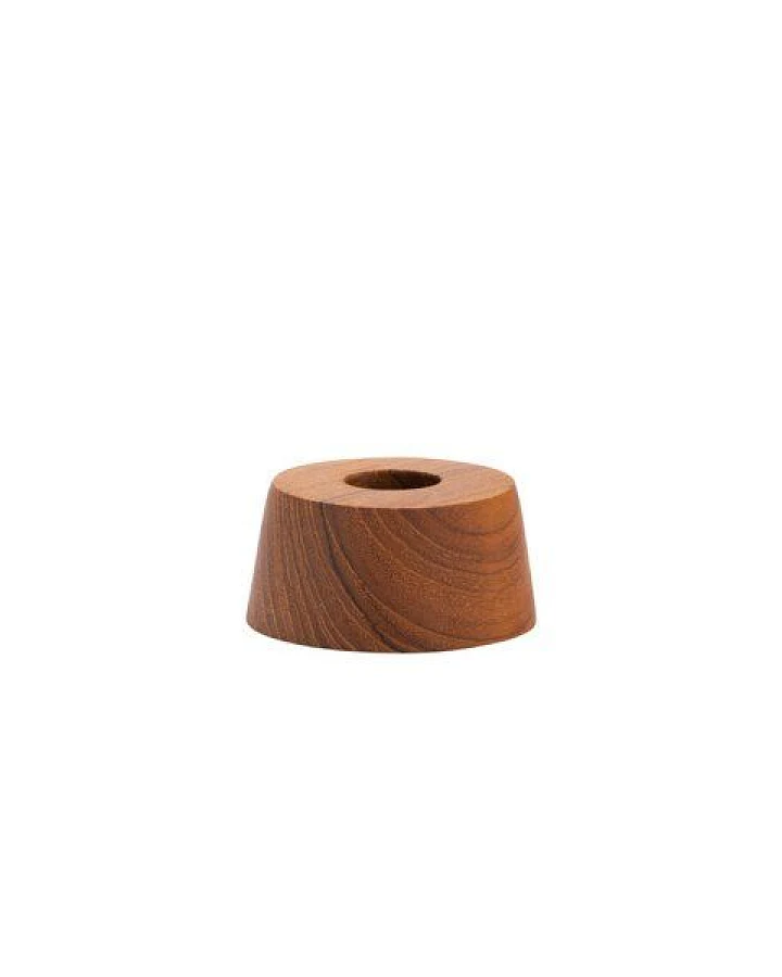 Originalhome Kerzenständer aus recyceltem Teakholz, Rea