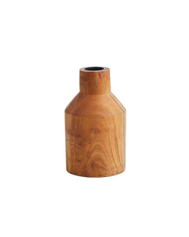 Originalhome Kerzenständer aus recyceltem Teakholz, Jol L