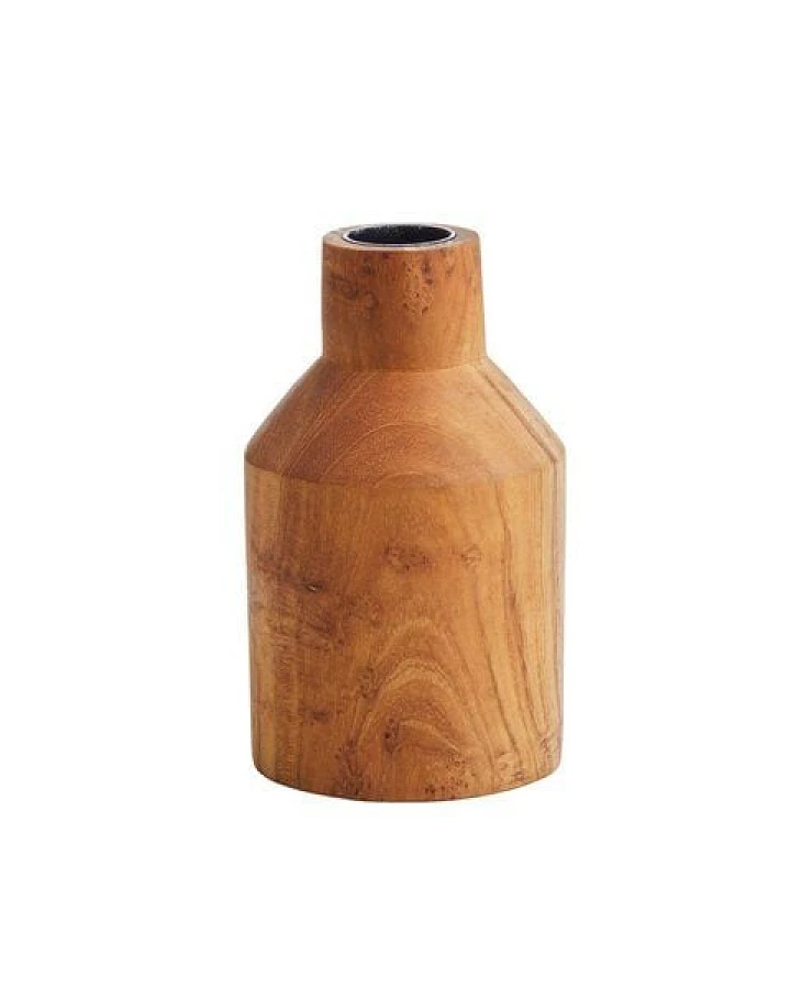 Originalhome Kerzenständer aus recyceltem Teakholz, Jol L