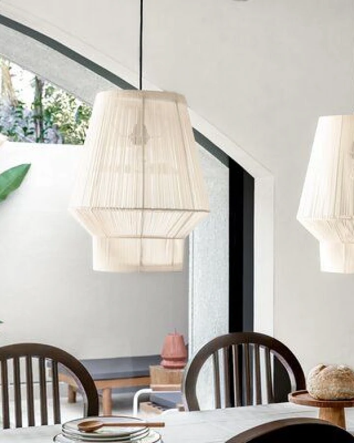 Originalhome Recycelt Lampenschirm Lampion Nr. 1 - L aus Küstenplastik – zero waste & fair produziert.
