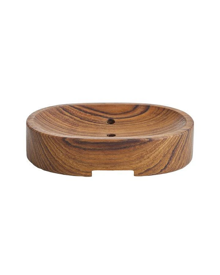 Originalhome Seifenschale oval aus recyceltem Teakwurzelholz