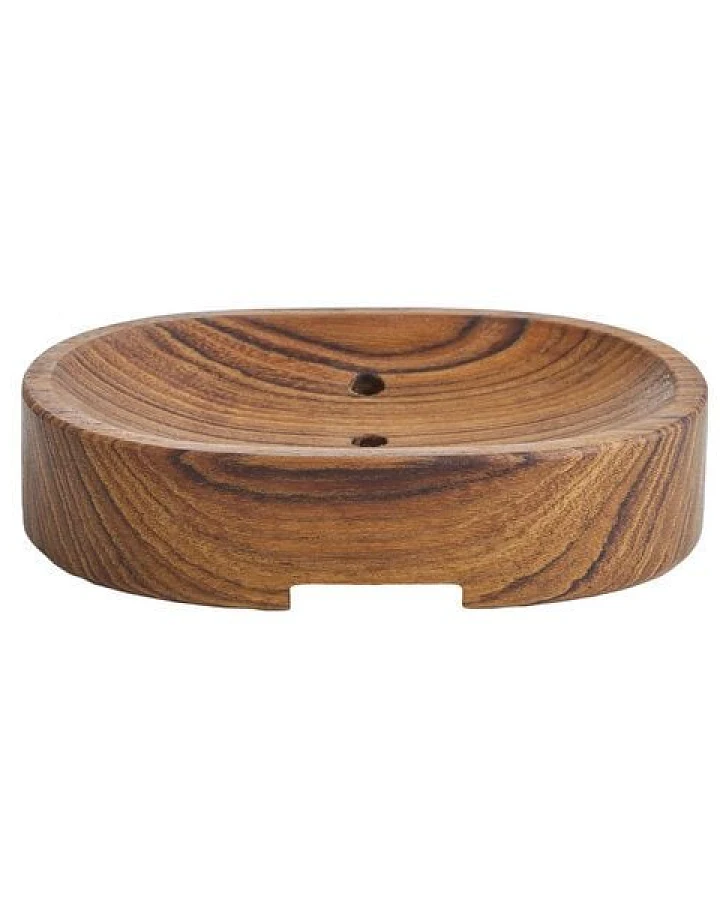 Originalhome Seifenschale oval aus recyceltem Teakwurzelholz