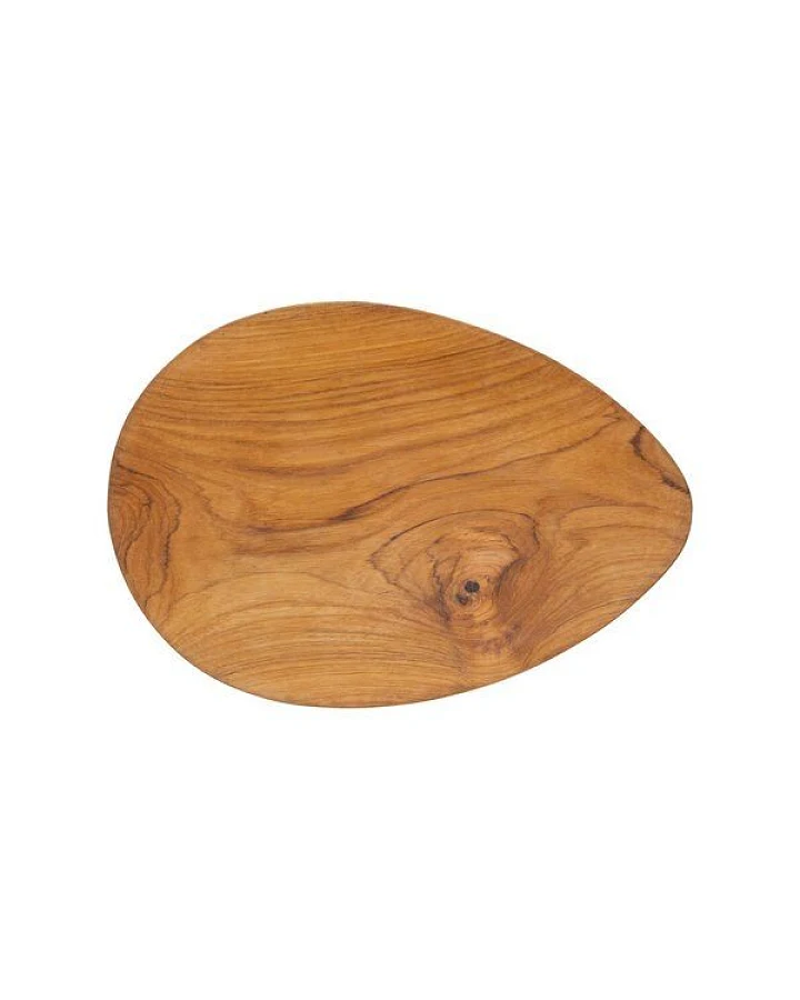 Originalhome Design Teller aus recyceltem Teakholz