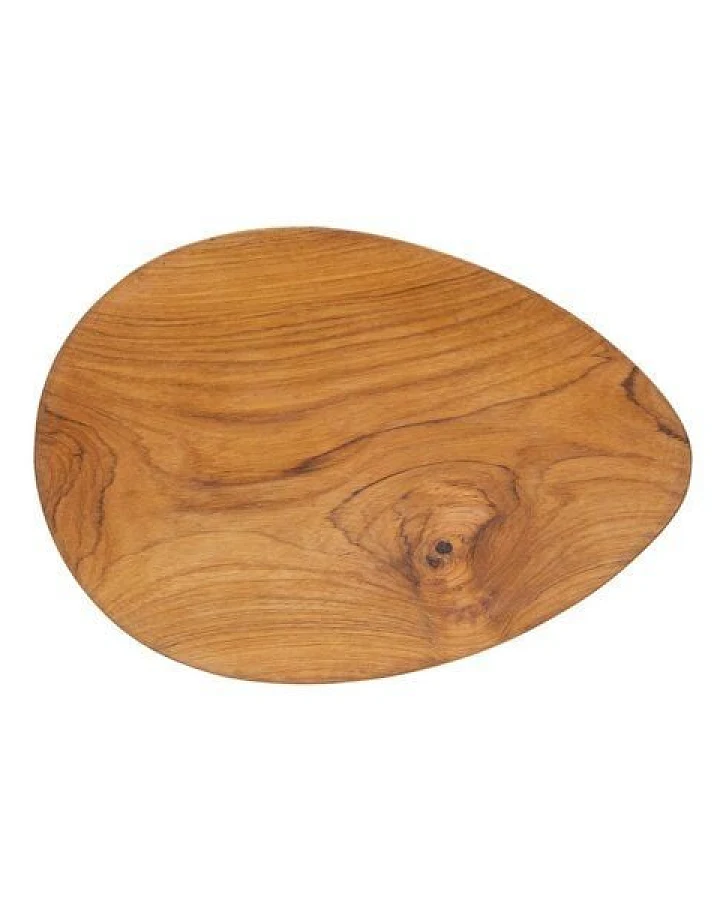 Originalhome Design Teller aus recyceltem Teakholz
