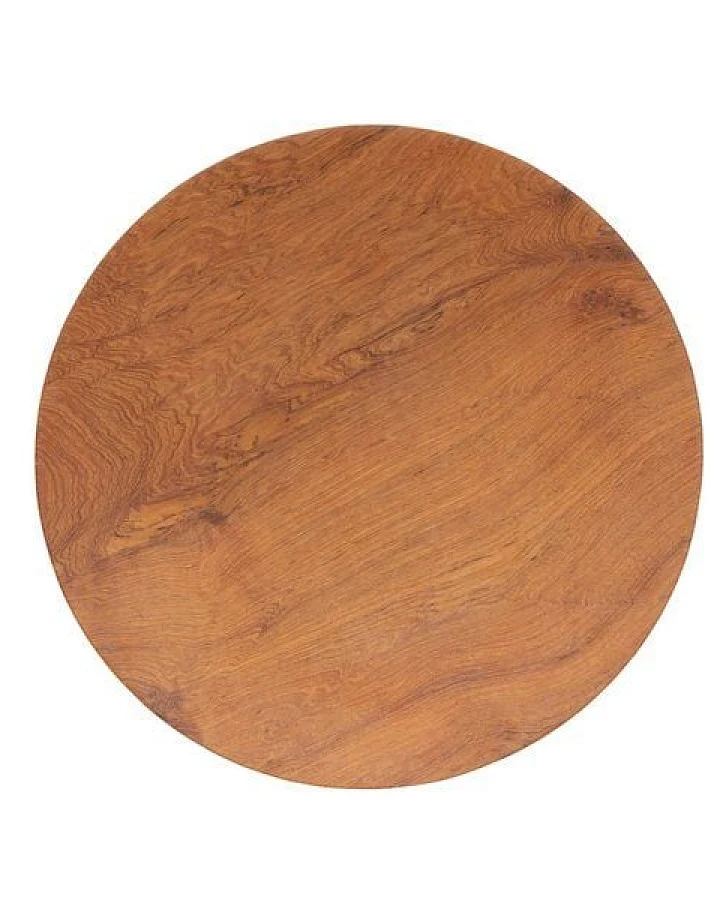 Originalhome Handgefertigte Teakholz Teller, L – zero waste, vegan & fair produziert.
