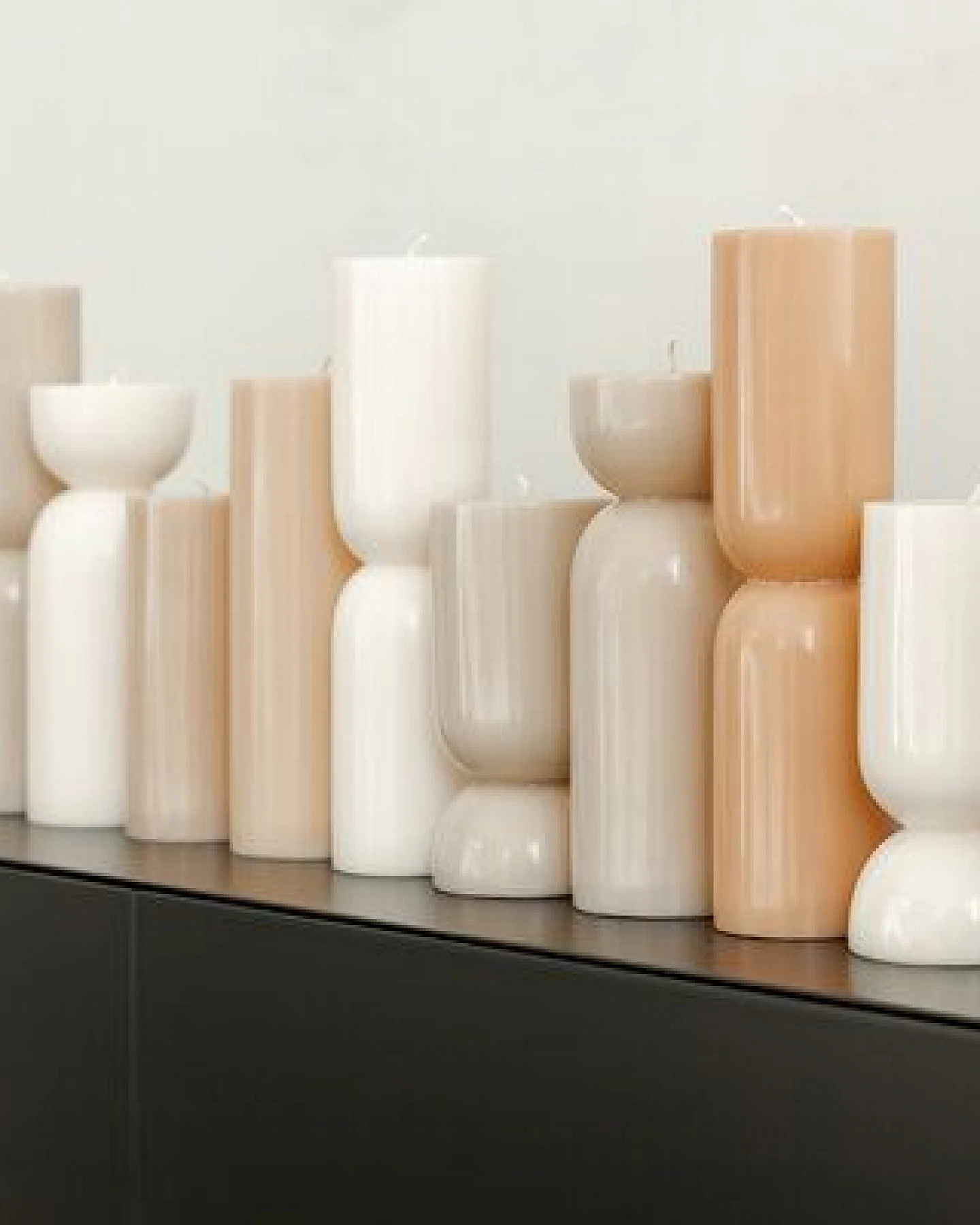 Originalhome Nachhaltiges Kerzengeschenk: Handgegossene vegane Designkerze - Organic L, – Ansicht 3