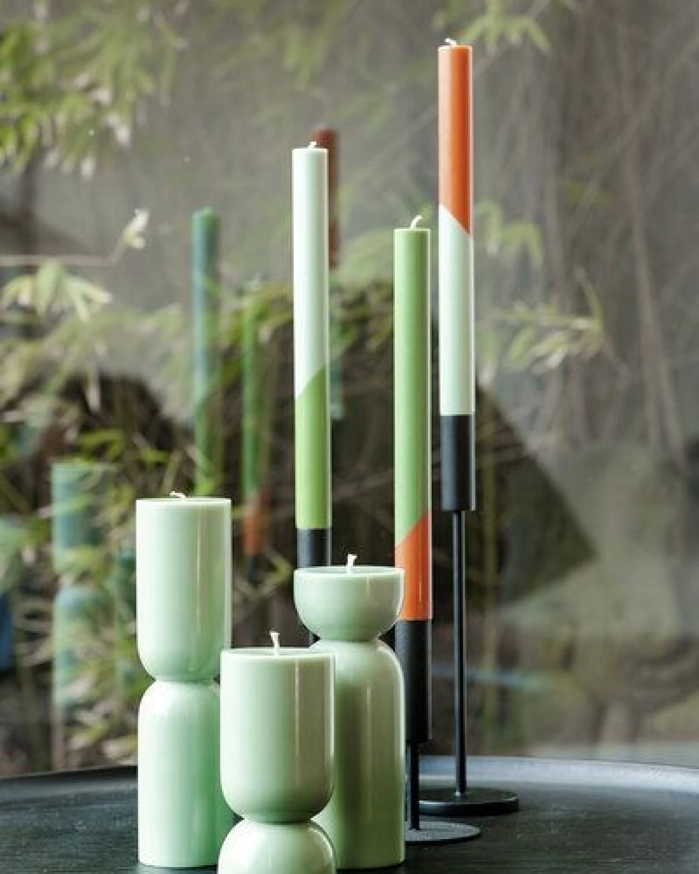 Originalhome Nachhaltiges Kerzengeschenk: Handgegossene vegane Designkerze - Organic L, – Ansicht 2