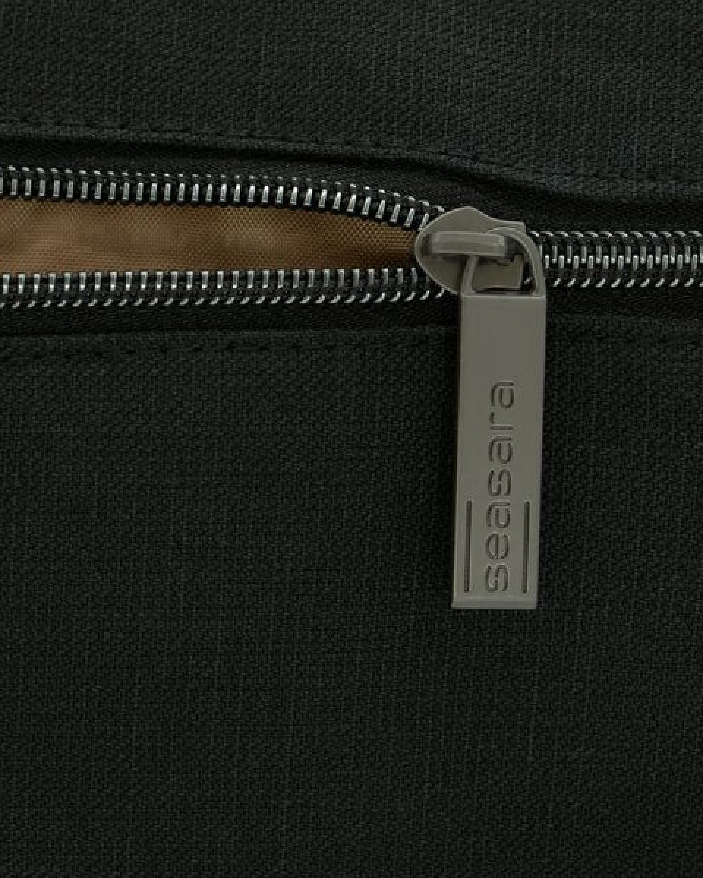 seasara Moon Bag wasserabweisend aus Hanf/rPET, schwarz – Ansicht 4