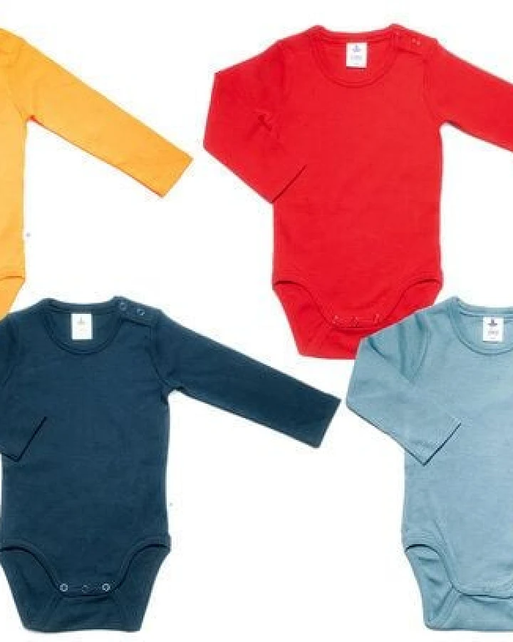 Leela Cotton 4er Langarmbody Set