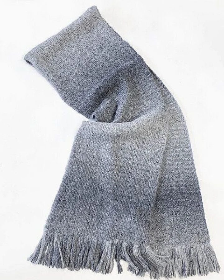 Alma & Lovis Strickschal im Colorchange aus Alpaka-Woll-Mix
