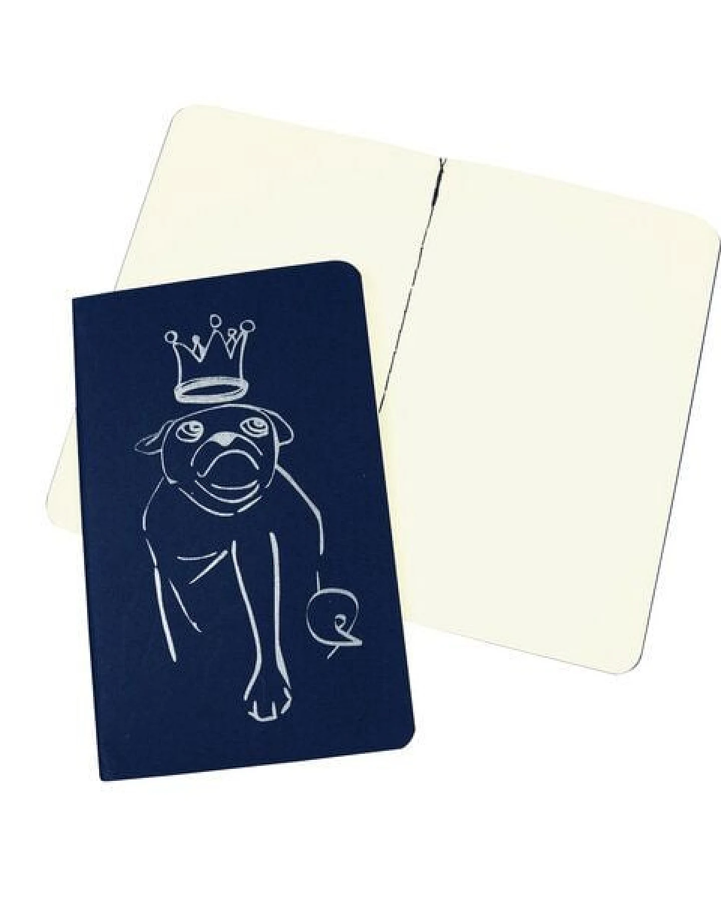HANDGEDRUCKT "Mops" Notizhefte ca. DIN A6 – Ansicht 3